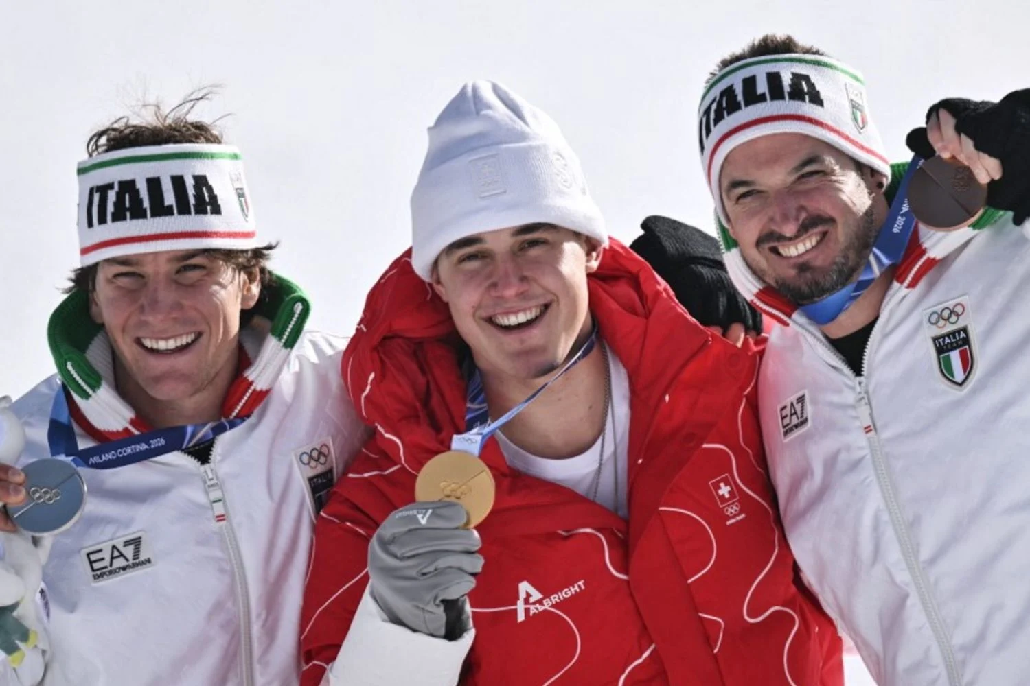 Milano‑Cortina 2026: Franzoni prata e Paris bronze na descida — ouro para Franjo von Allmen