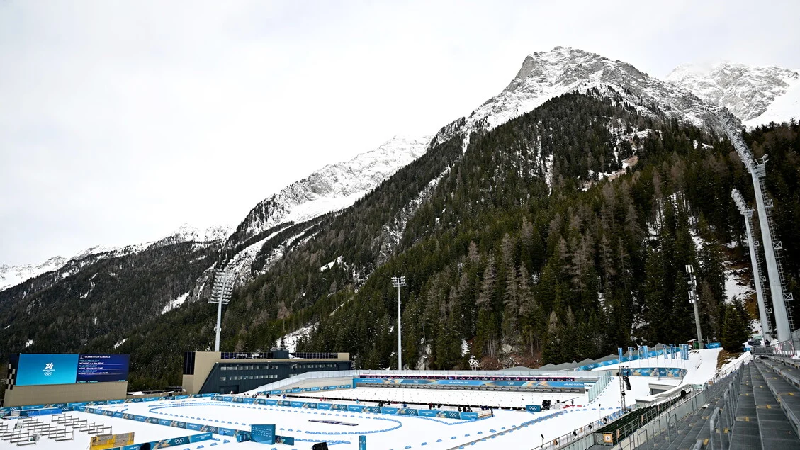 Giacomel abre a disputa da staffetta mista de biathlon em Milano Cortina