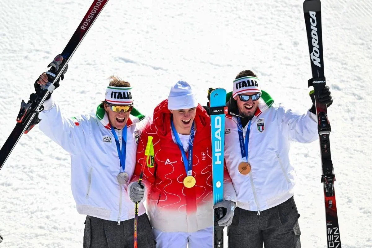 Milano Cortina 2026: Franzoni prata e Paris bronze na descida livre de Bormio; von Allmen é ouro