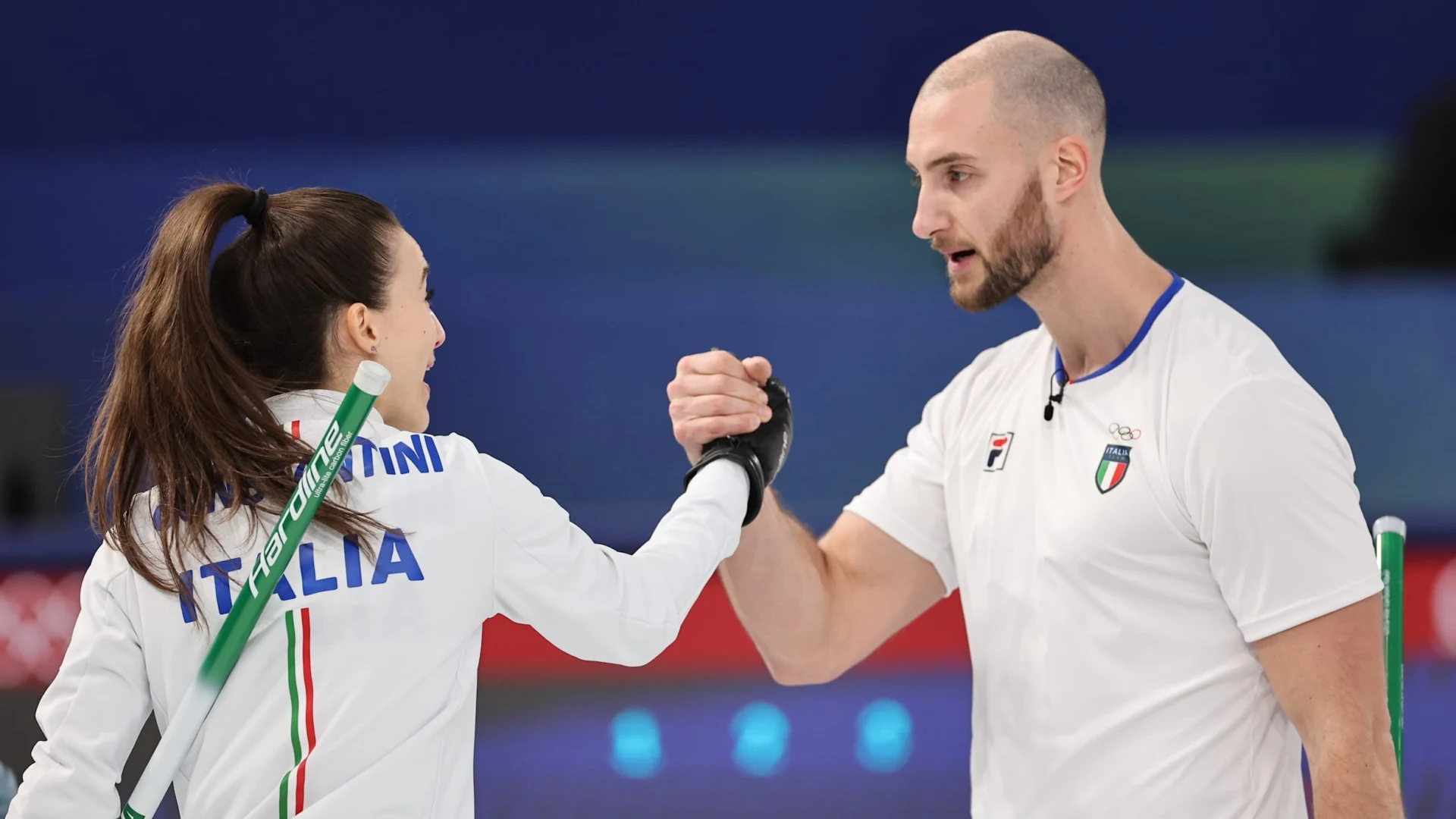 Constantini e Mosaner: Itália brilha, vence os EUA e mantém vivo o sonho do bicampeonato olímpico no curling