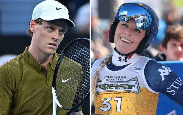 Jannik Sinner envia mensagem de apoio a Lindsey Vonn após grave lesão em Cortina