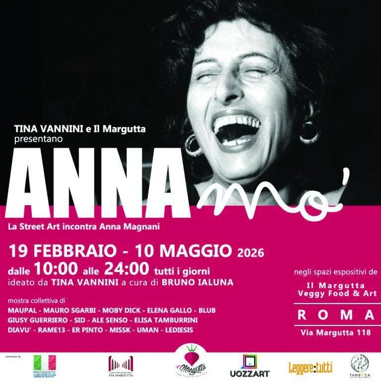 ANNAmo: Quando a street art celebra Anna Magnani em Via Margutta