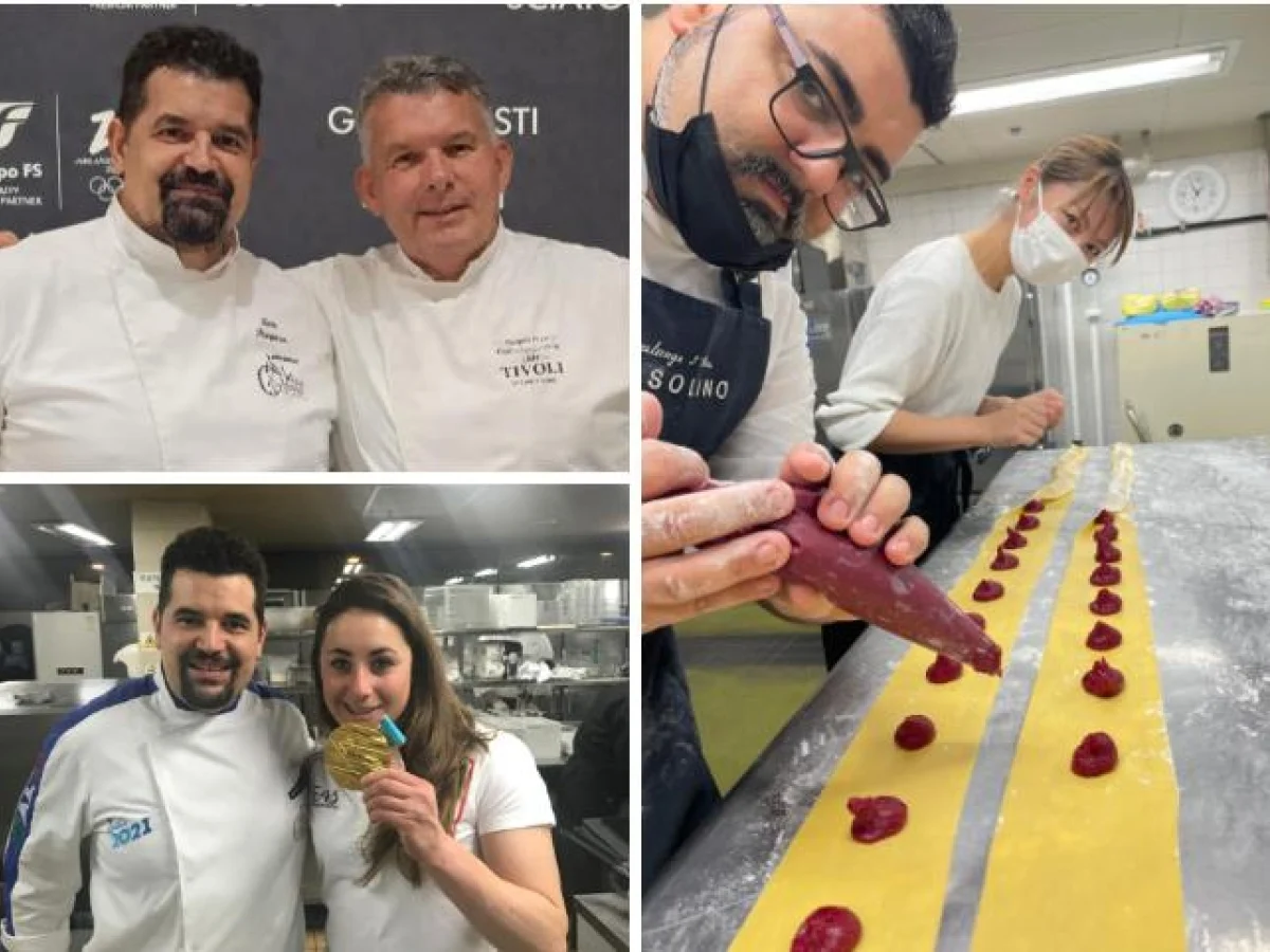 Casa Italia à mesa: os chefs de Belluno que conquistam atletas com canederli, casunziei e a clássica pasta ao pomodoro