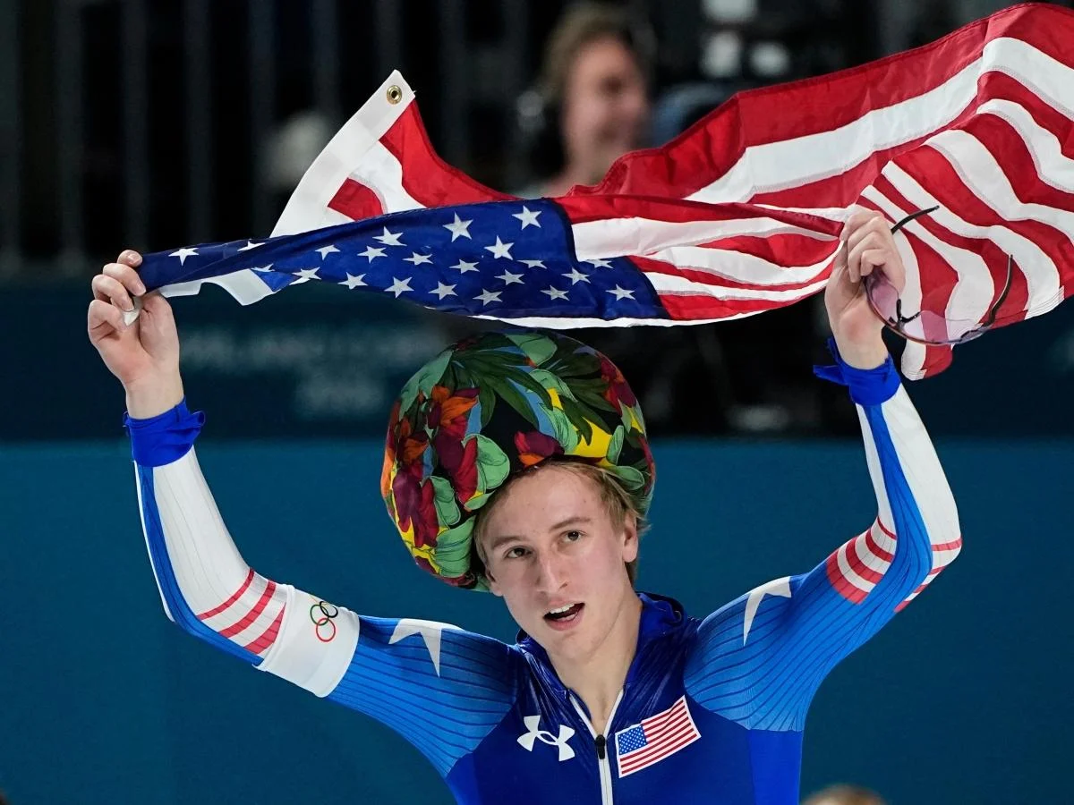 Jordan Stolz domina 1000 m, bate recorde olímpico e mira a mais ouros em Milano-Cortina