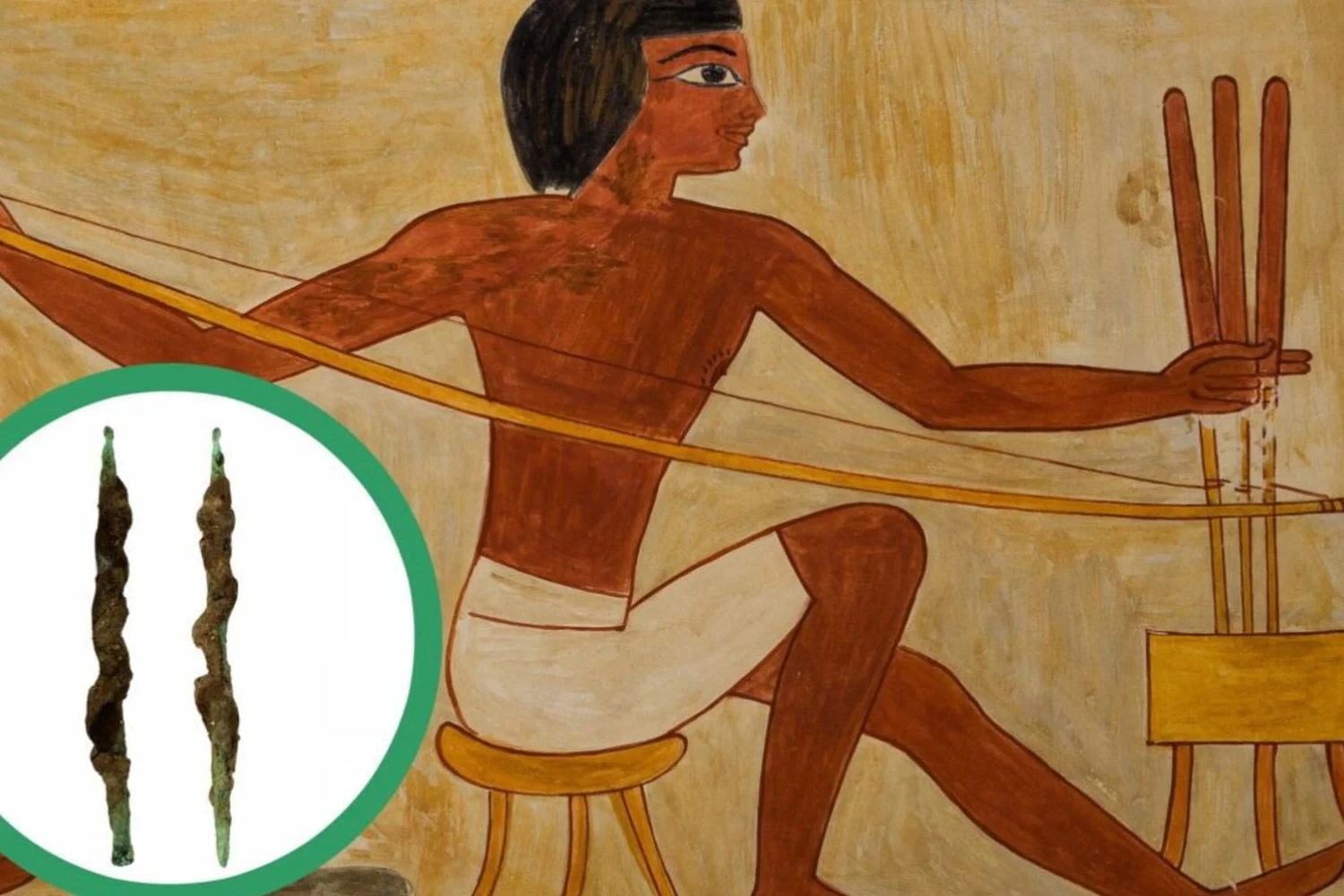 Achado no Egito revela o mais antigo trapano a arco do mundo, datado de 3300 a.C.