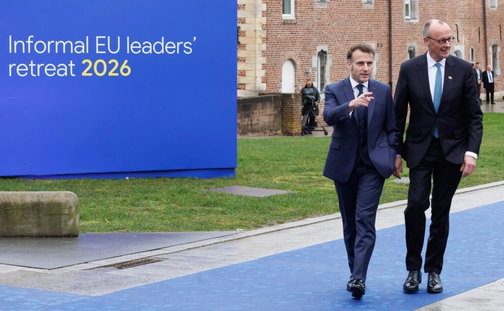 Merz e Macron selam convergência no vertice sobre competitividade em Alden Biesen