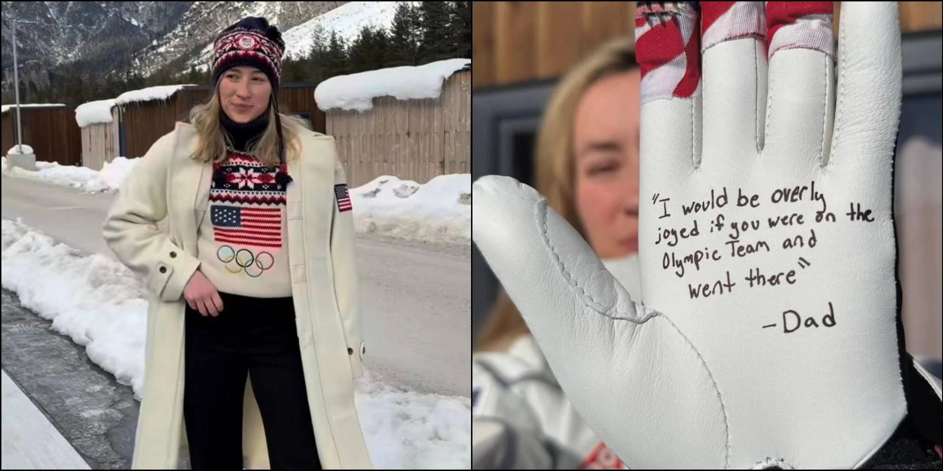 Sophia Kirkby: as luvas com as palavras do pai e a busca bem-humorada por um par em Milano Cortina 2026