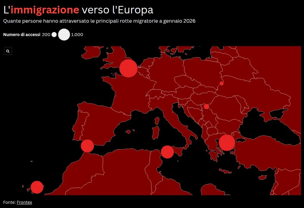 Migranti, Frontex: Per il maltempo, a gennaio calo del 60 per cento di arrivi irregolari. Vittime triplicate — eunews.it