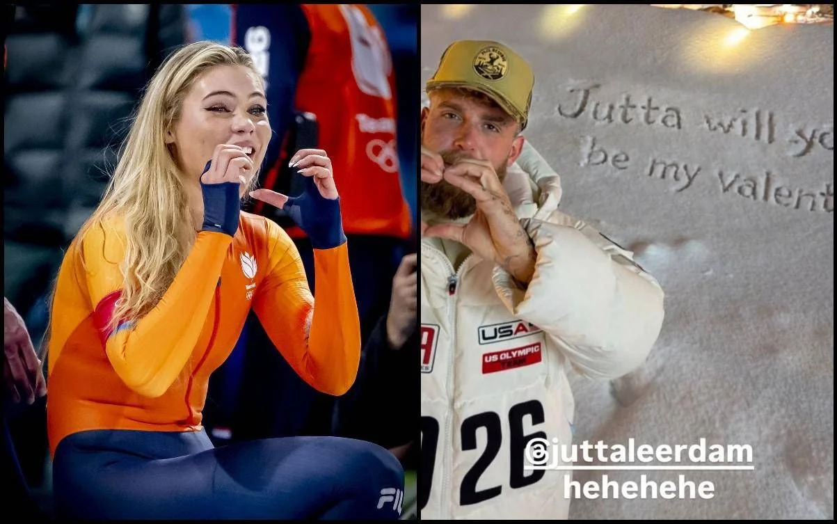 Jutta Leerdam e o San Valentino olímpico: a declaração de Jake Paul em Milano Cortina 2026