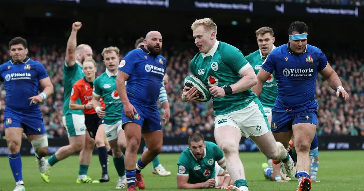 Sei Nazioni: Irlanda vira sobre a Itália em Dublin após primeiro tempo promissor dos Azzurri