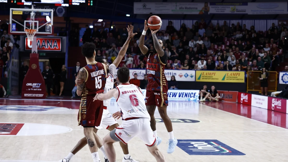 Taliercio amargo: Reyer Veneza perde para Reggio Emilia e vê série de cinco vitórias ser interrompida