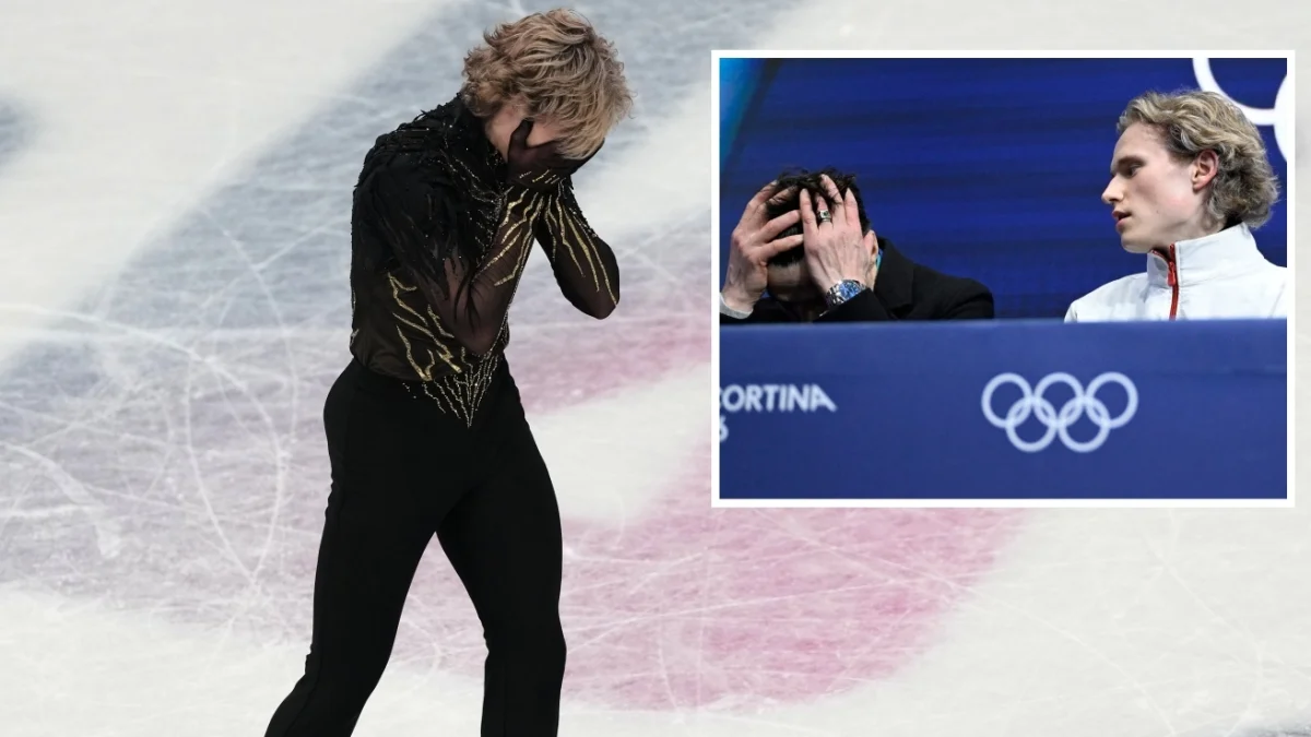 Il padre di Malinin disperato e lo sguardo del figlio Ilia che dice "Perdonami". La pressione dei genitori-coach — corriere.it