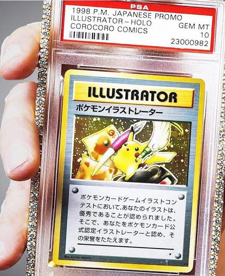 Pikachu Illustrator bate recorde e é arrematado por US$ 16.492.000: o colecionismo vira ativo de luxo