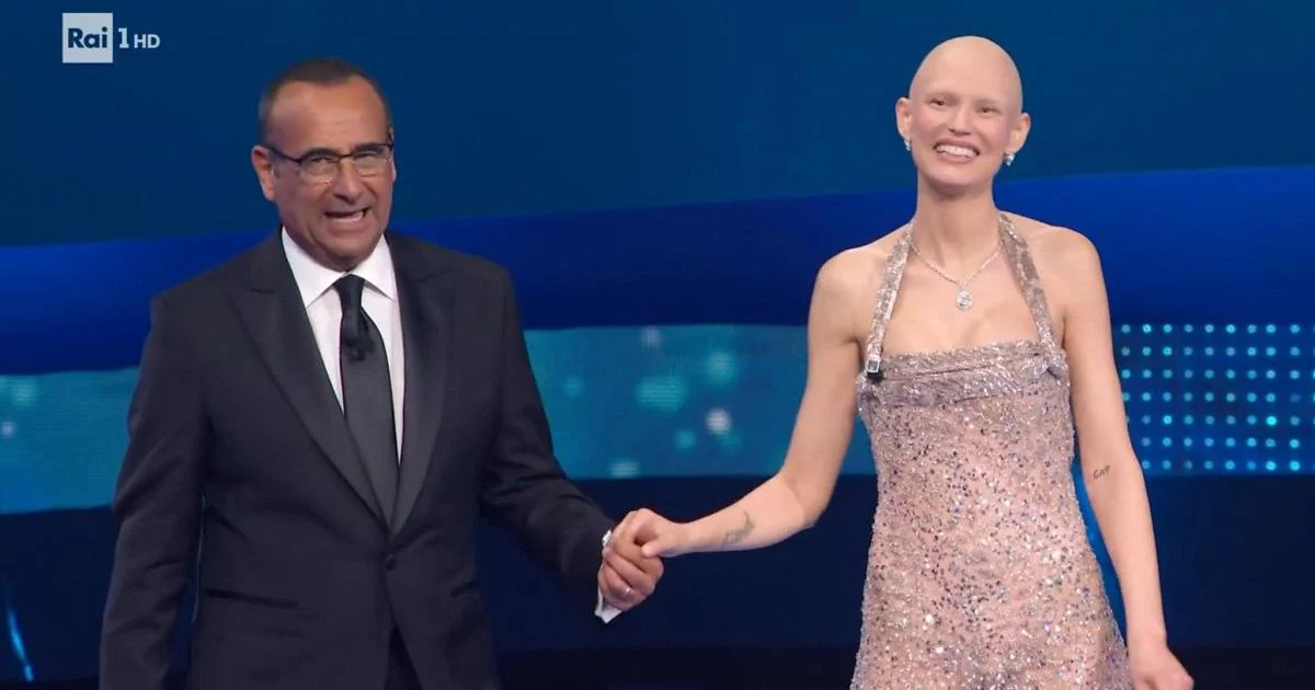 Bianca Balti volta a Sanremo: Conti anuncia presença da top no palco do Ariston na sexta