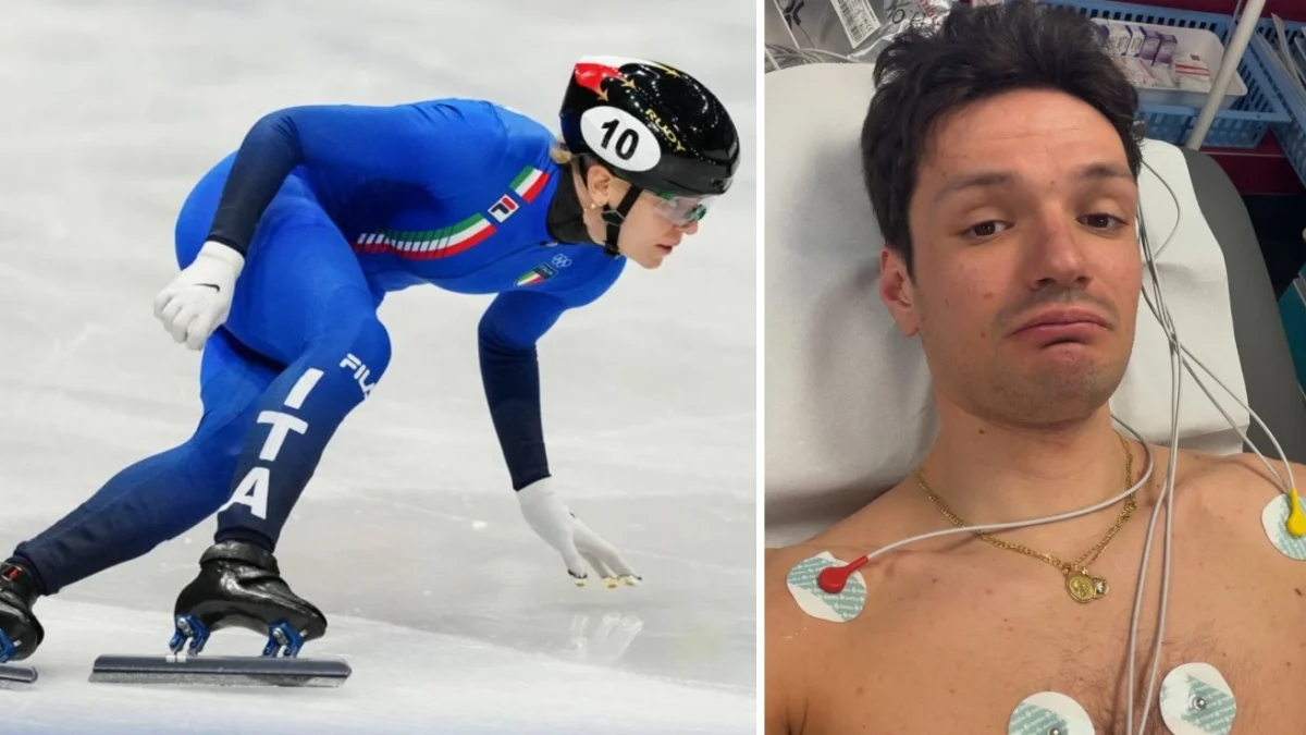 Giacomel se retira na mass start enquanto liderava; Fontana avança aos quartos dos 1500 m — panorama italiano em Milano-Cortina 2026