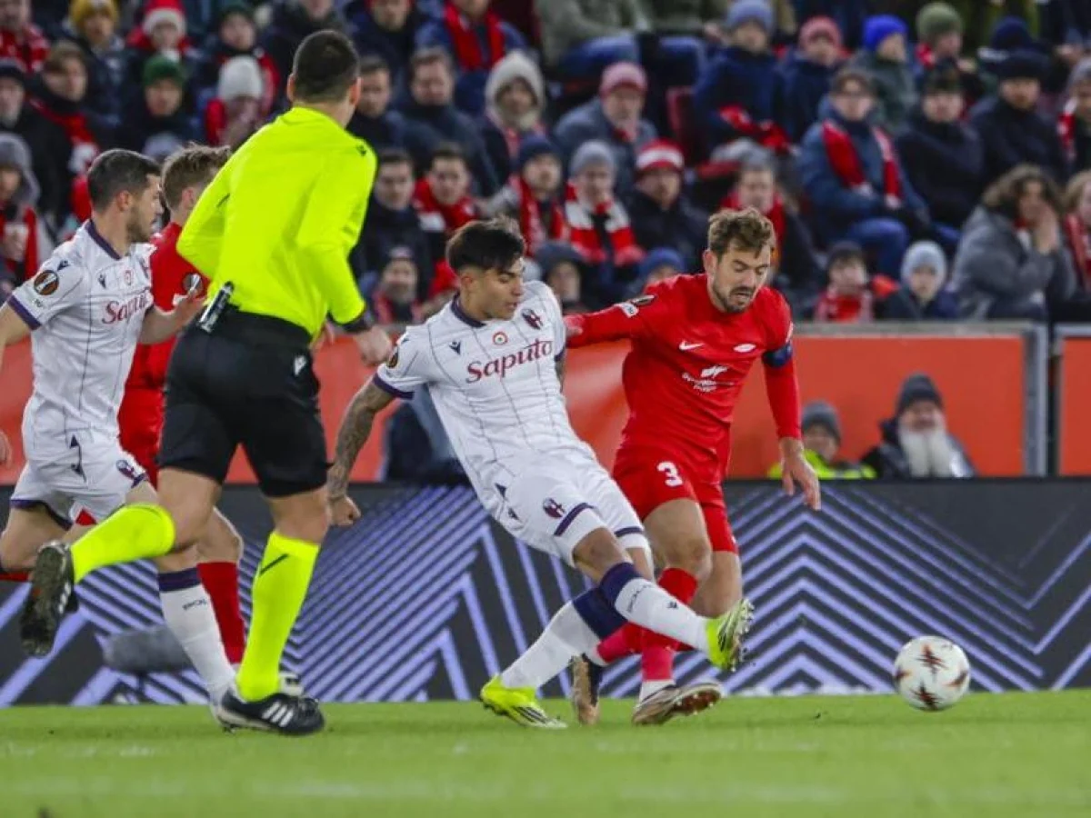 Bologna supera Brann por 1-0 em Bergen e avança com vantagem no playoff da Europa League