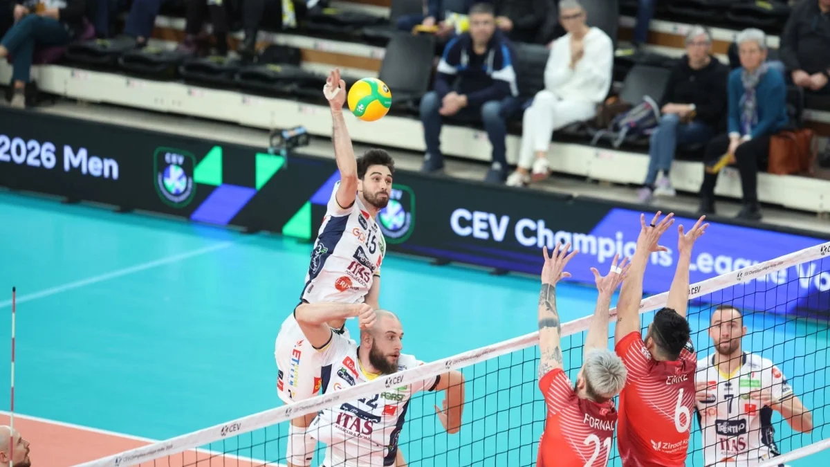 Ziraat supera o Itas Trentino: Itas avança como melhor segunda e encara Varsóvia na Champions