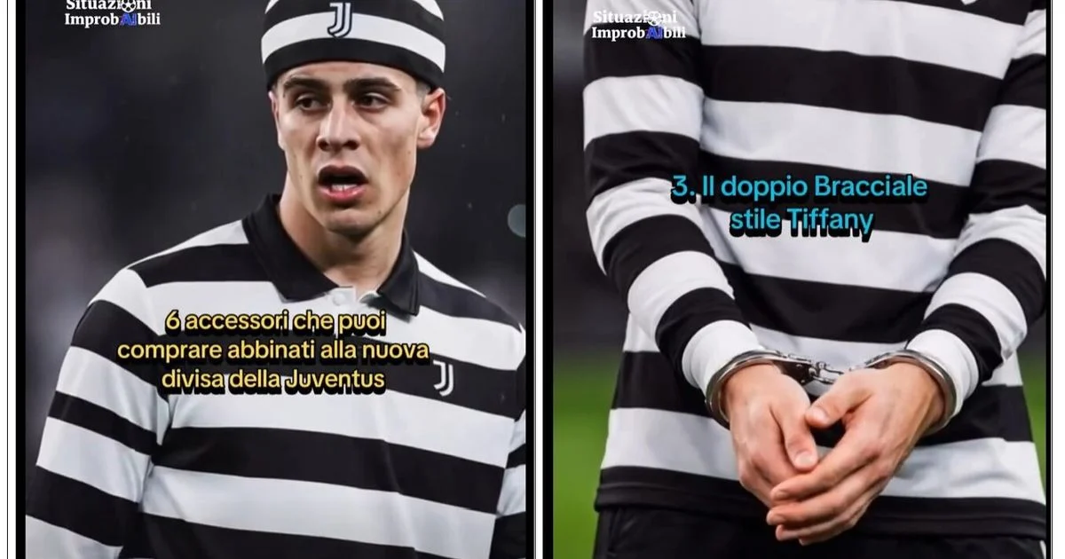 Nova camisa da Juventus provoca onda de ironia nas redes; listras 'de galeotti' após derrota para o Como