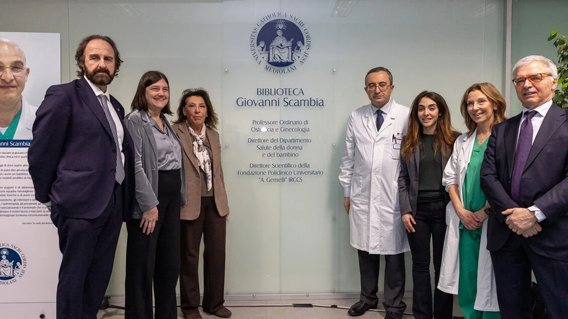 Biblioteca do Gemelli é dedicada a Giovanni Scambia: legado de ensino, pesquisa e cuidado