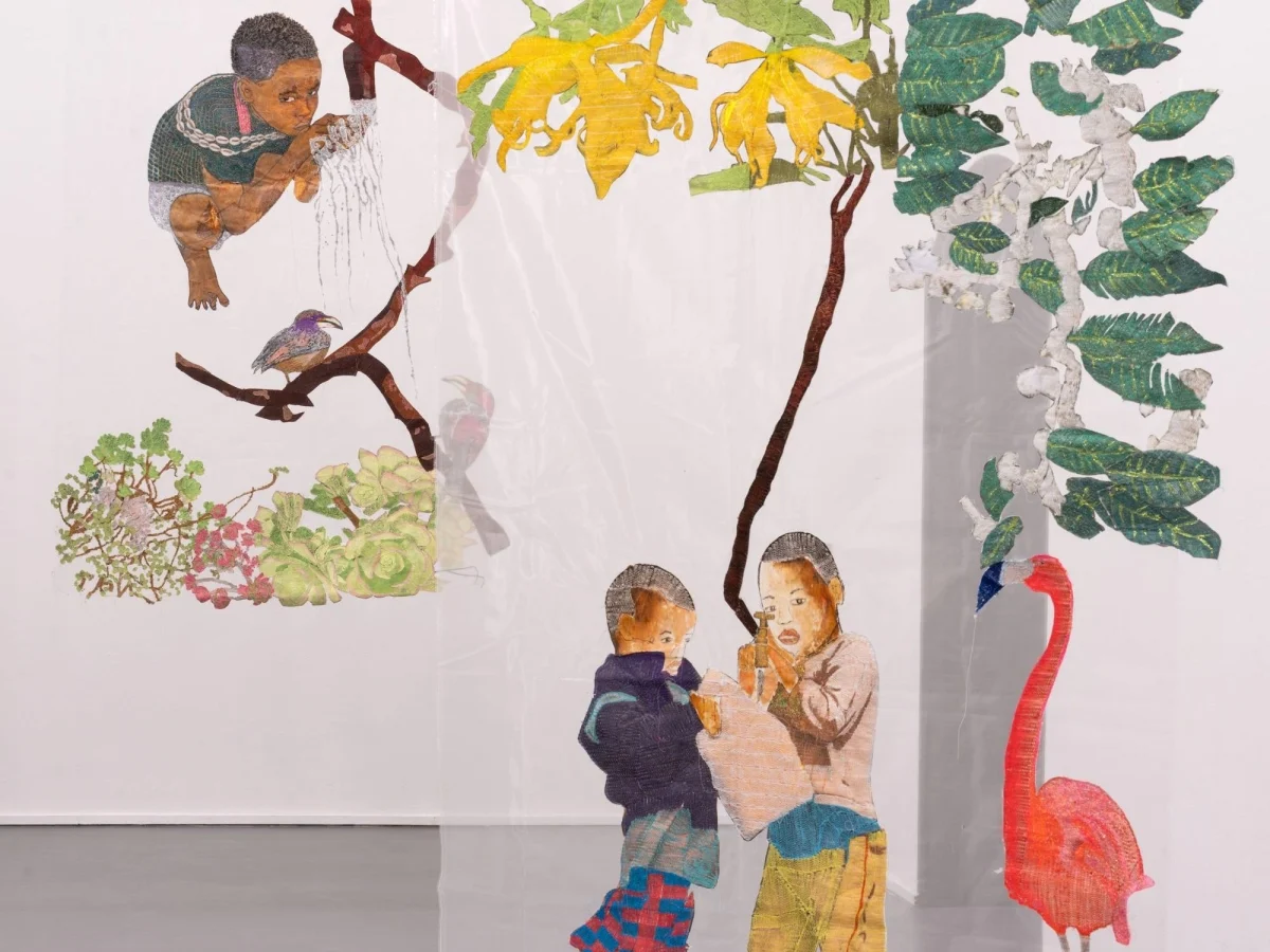 Em Gamec, «Eau» de Ana Silva transforma bordados delicados em denúncia sobre a água em Angola