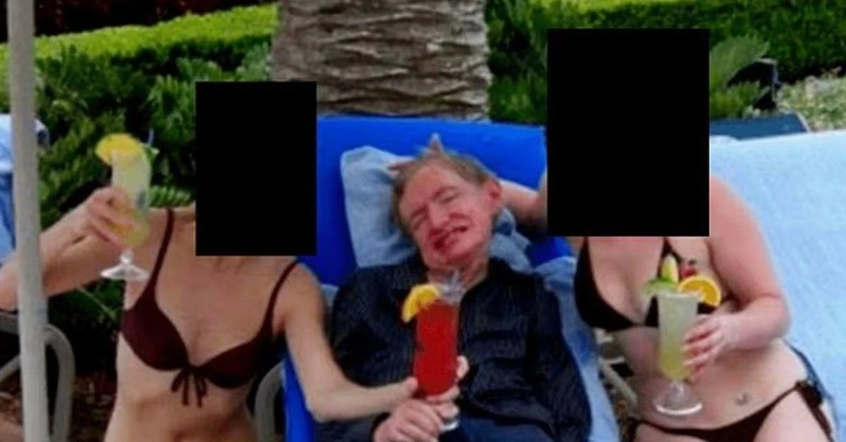 Epstein Files: foto de 2006 mostra Stephen Hawking no Caribe com duas mulheres; família diz que eram suas badantes