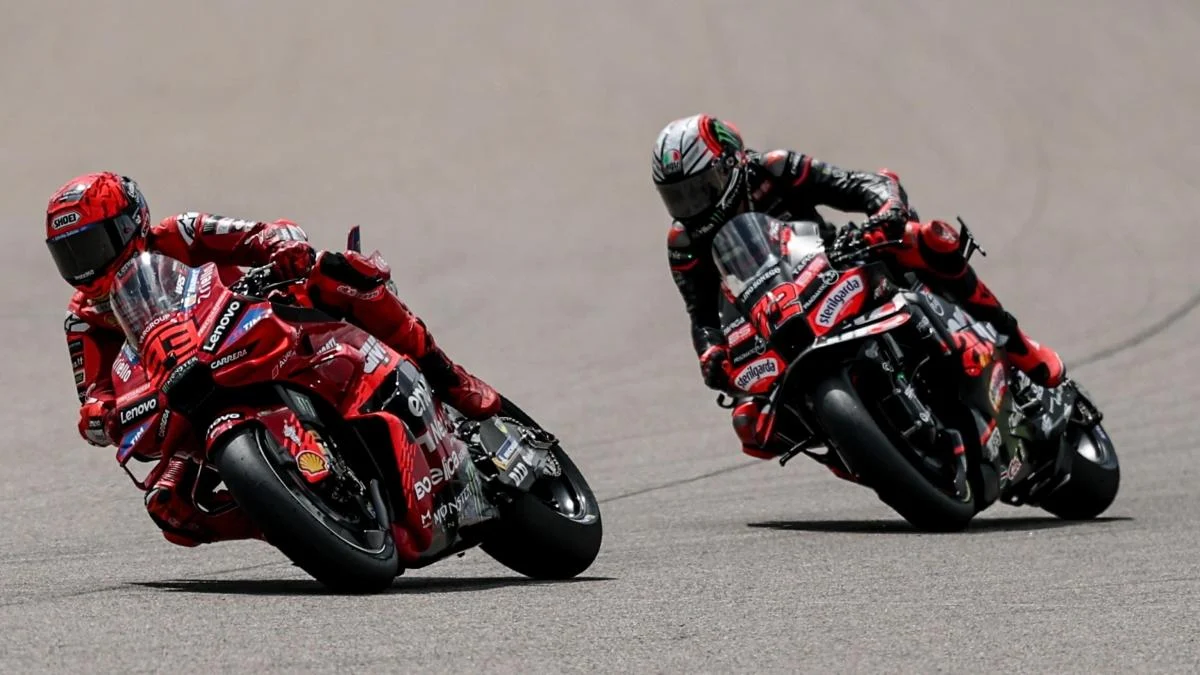 Bezzecchi domina treinos na Tailândia com recorde; Marquez e Di Giannantonio completam top-3