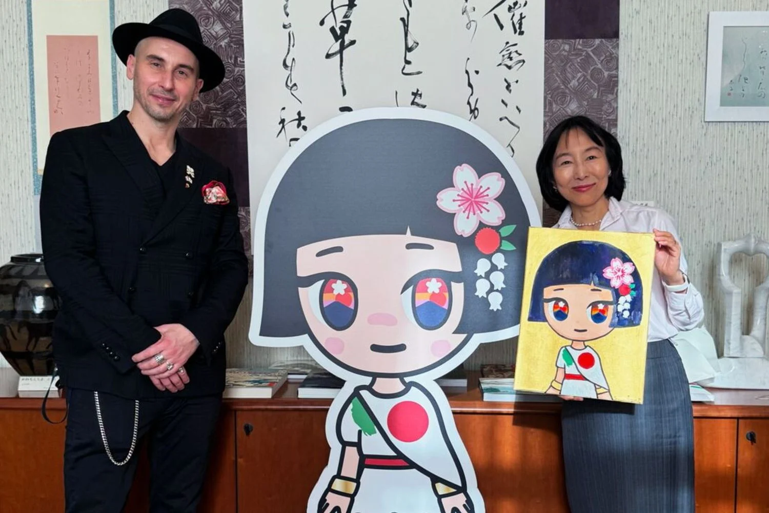 Nipponina: a mascote que simboliza 160 anos de aliança cultural entre Japão e Itália