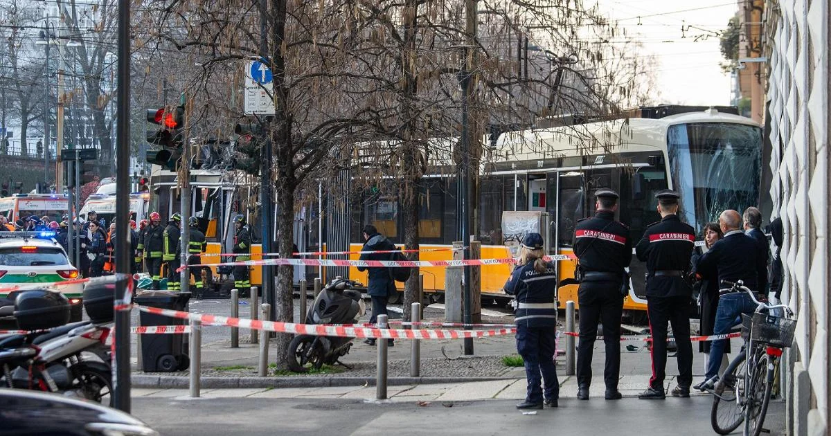 Tram descarrilado em Milão: duas vítimas fatais, cerca de 50 feridos e investigação sobre possível mal súbito do condutor