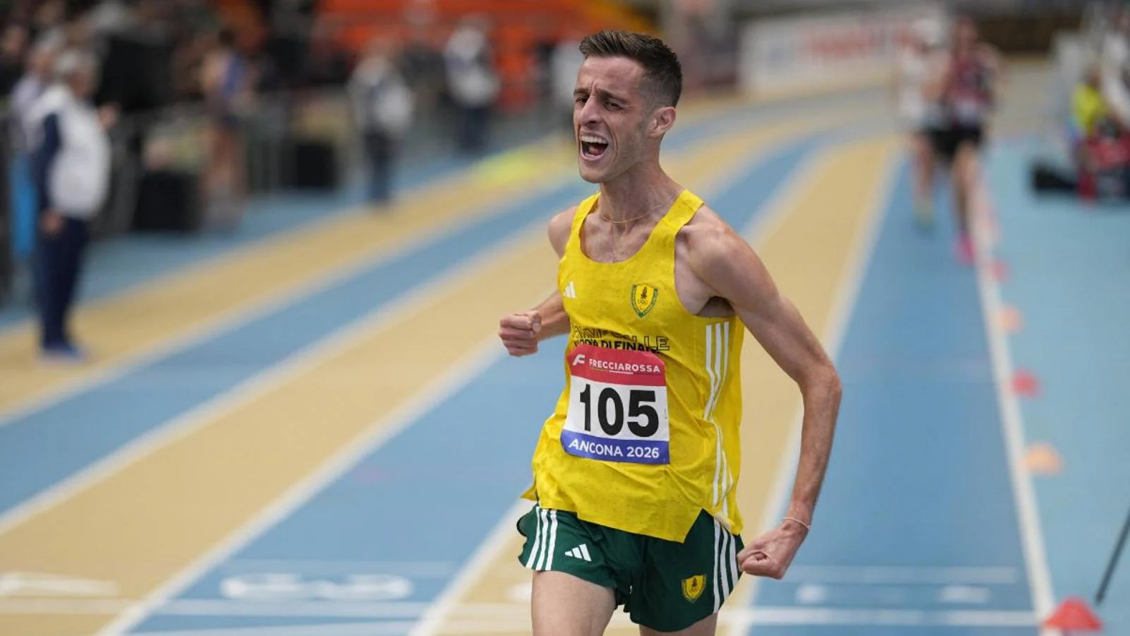 Francesco Fortunato estabelece novo recorde mundial nos 5.000 m de marcha indoor em Ancona