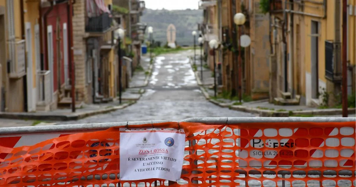 Zona vermelha de Niscemi é reduzida: mais de 600 moradores podem voltar para casa