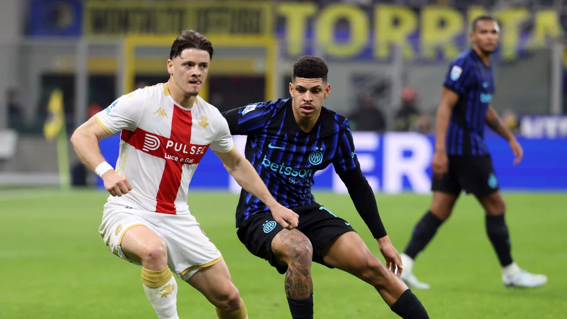 Inter vence Genoa por 2-0 na 27ª rodada da Serie A: Dimarco e Calhanoglu decidem