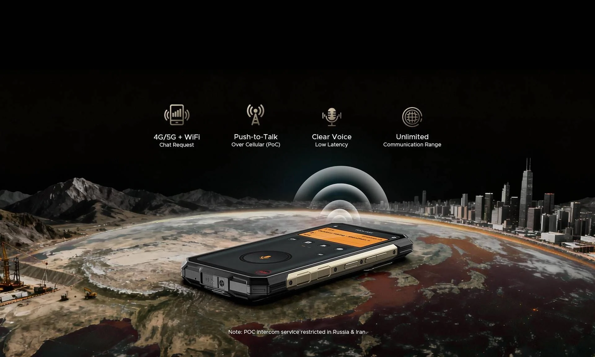DOOGEE Fire 7 Ultra: o smartphone rugged que integra PoC e walkie para missões de campo