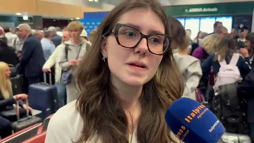 Chegada a Malpensa: estudante que retornou de Dubai relata calma e elogia ação de Wsc