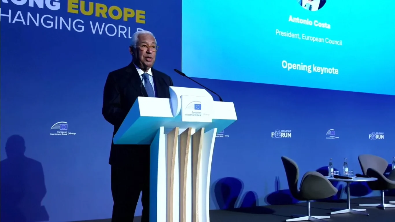 Costa alerta: “Nossa prosperidade está sob pressão” — UE precisa de reformas e independência energética