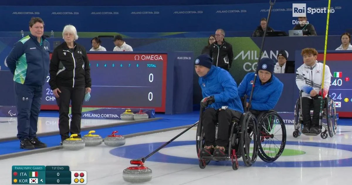 Paralimpiadi Milano-Cortina 2026: Itália perde no curling misto, acidente põe Cardani em risco e boicote francês sacode cerimônias