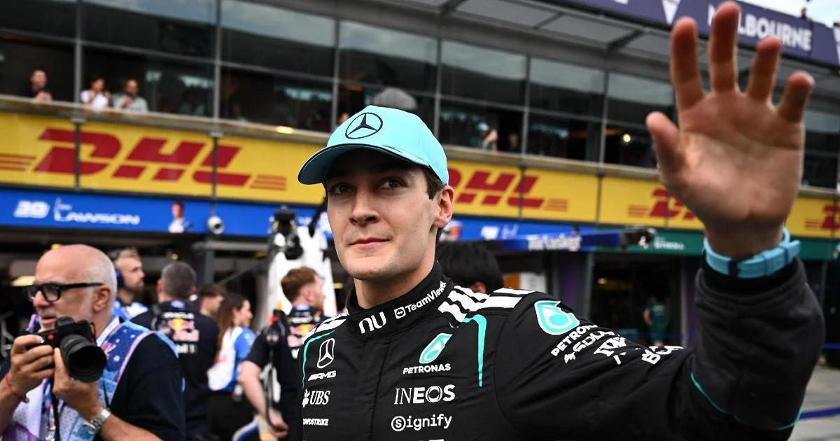 Russell em pole no GP da Austrália; Antonelli garante primeira fila para a Mercedes