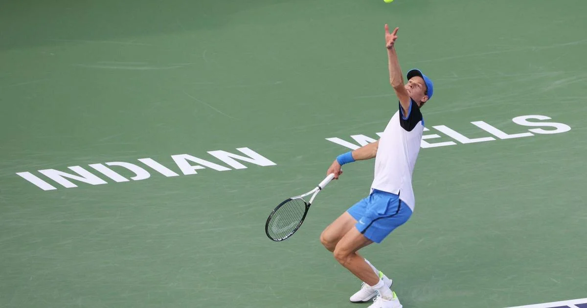 Sinner estreia com autoridade em Indian Wells: Svrcina é batido por 6-1 6-1