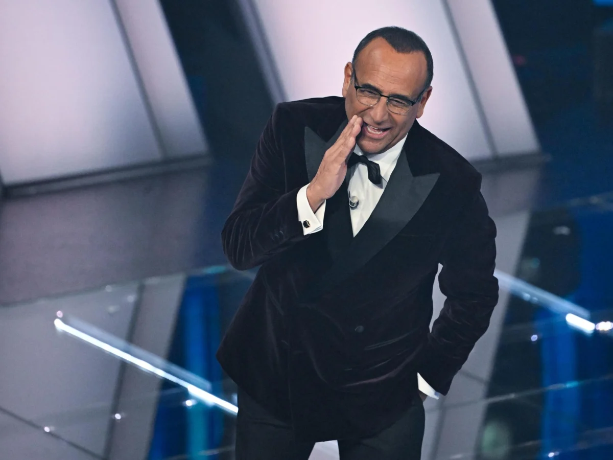 Carlo Conti explica vitória de Sal Da Vinci em Sanremo: “Minha favorita foi a de Fedez e Masini”