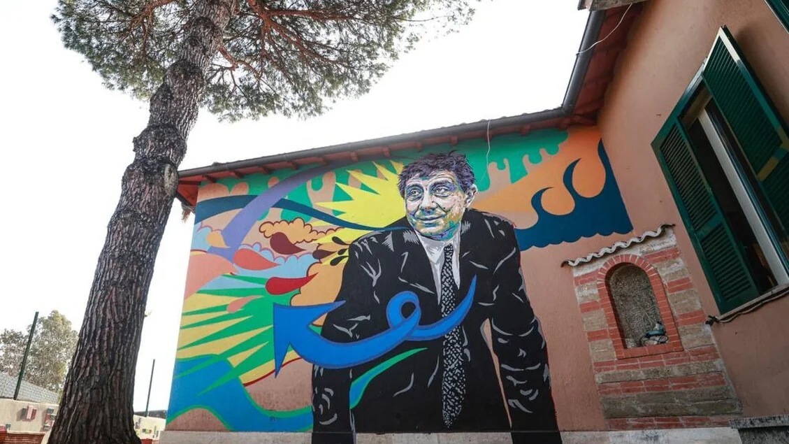 Diavù transforma parede da Comunidade Basaglia em mural que celebra Basaglia e humanização da saúde mental