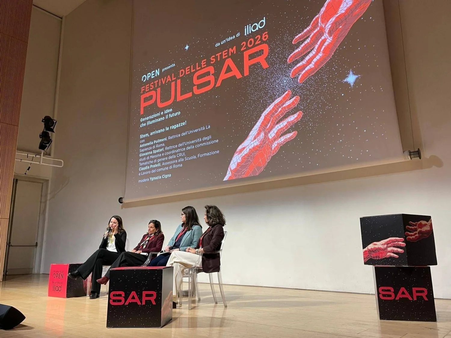 Pulsar 2026: festival STEM de iliad e Open tem estreia esgotada no Ara Pacis
