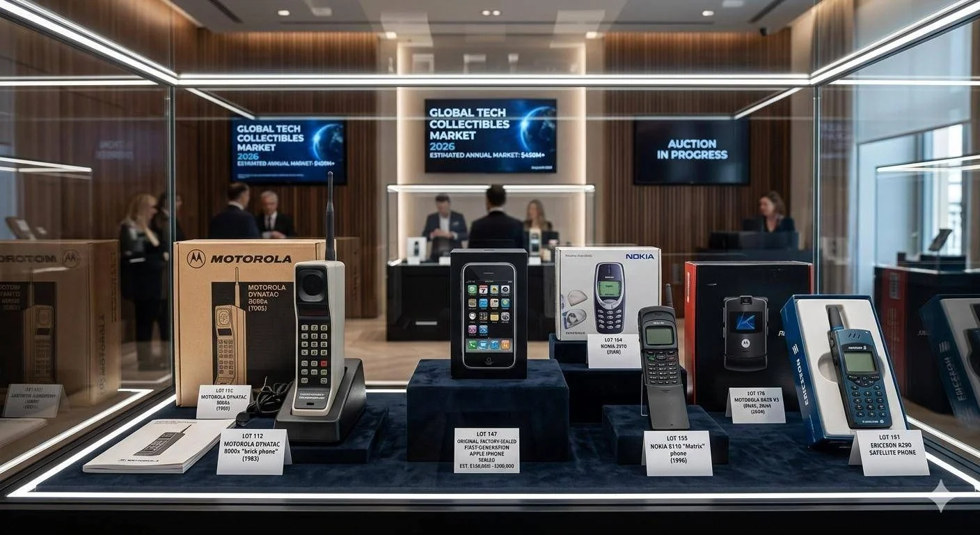 Quanto vale seu telefone vintage? O mercado de colecionismo virou uma infraestrutura de valor