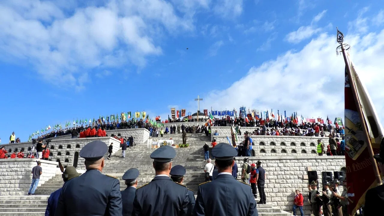 Cima Grappa: Cerimônia de Lembrança dos Soldados da Grande Guerra