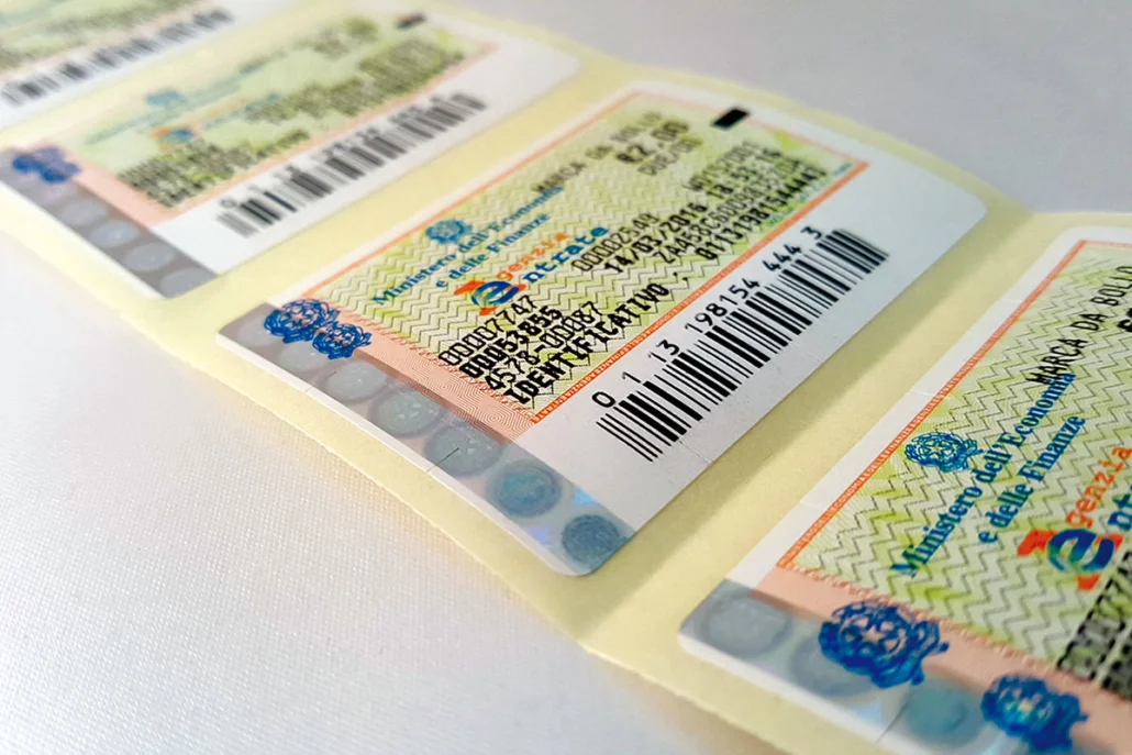 Marca da Bollo (Selos Fiscais): Tipos e Aplicações