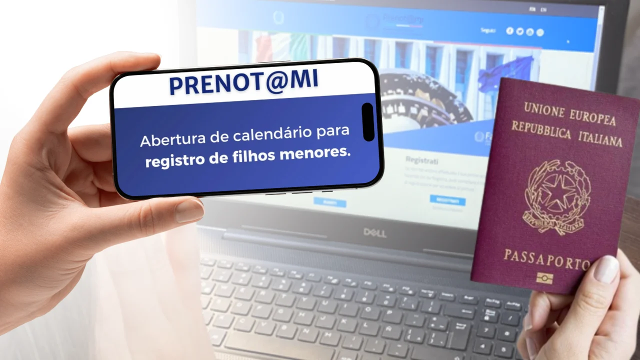 Consulado da Itália em SP abre agendamentos para filhos menores a partir de 31/07/2025