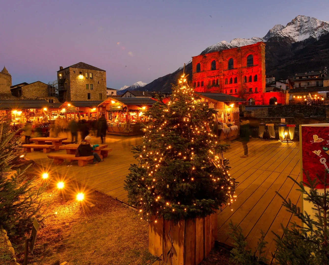 Mercatini di Natale em Aosta: O Encanto do Marché Vert Noël