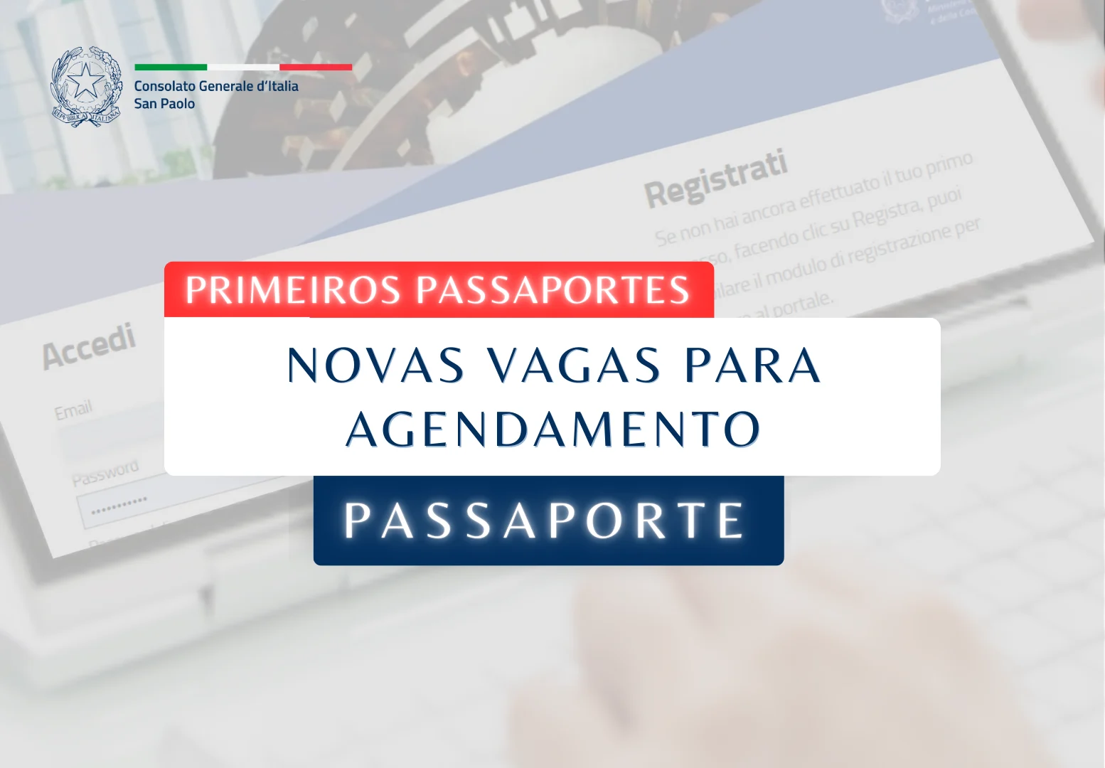 Portal Prenotami: O agendamento do Passaporte Italiano é feito on-line