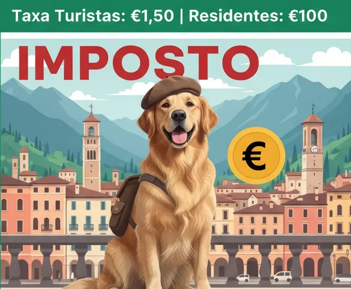 Bolzano implementa Imposto sobre Cães: € 1,50 para Turistas e € 100 para Residentes