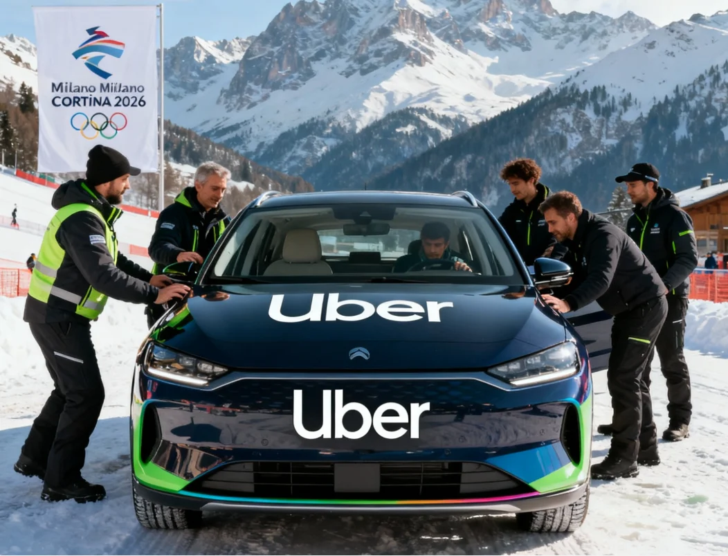 Uber Será Patrocinadora Oficial de Milão Cortina 2026 com Frota Olímpica de 5.000 Motoristas
