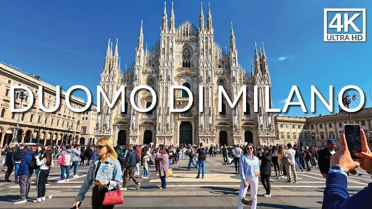 Passeio pelo Interior e Telhado do Duomo di Milano: Tour 4K com Áudio Binaural