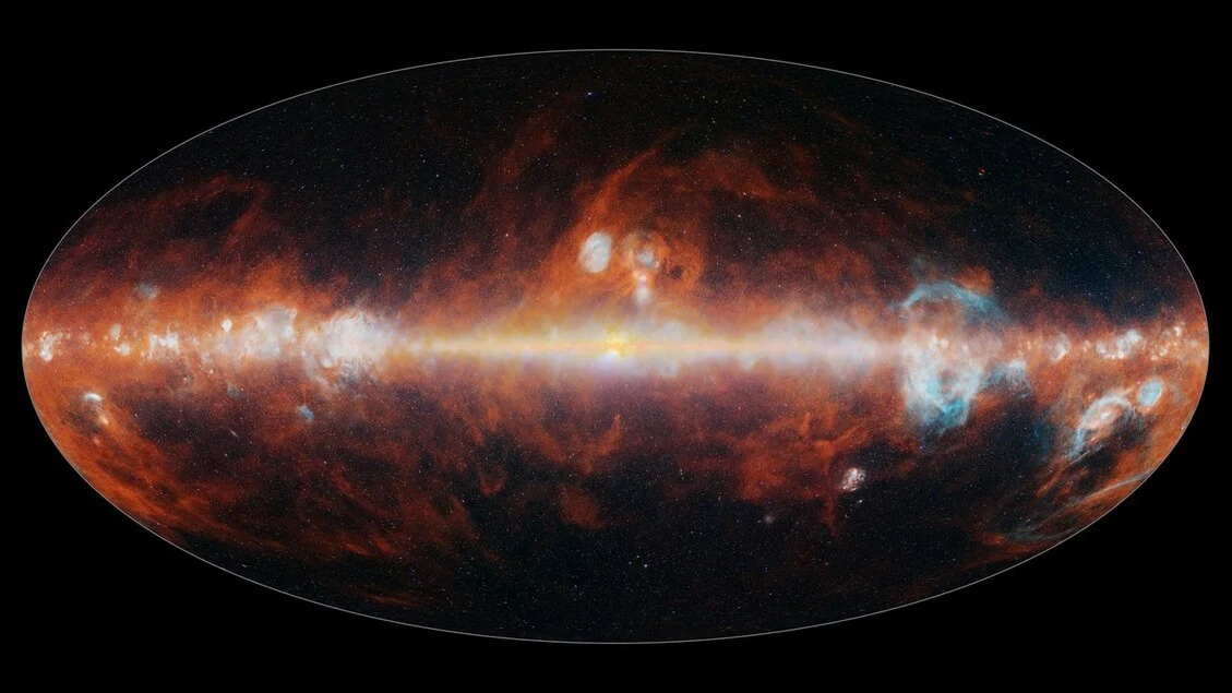 Spherex entrega primeira grande mapa do universo em infravermelho